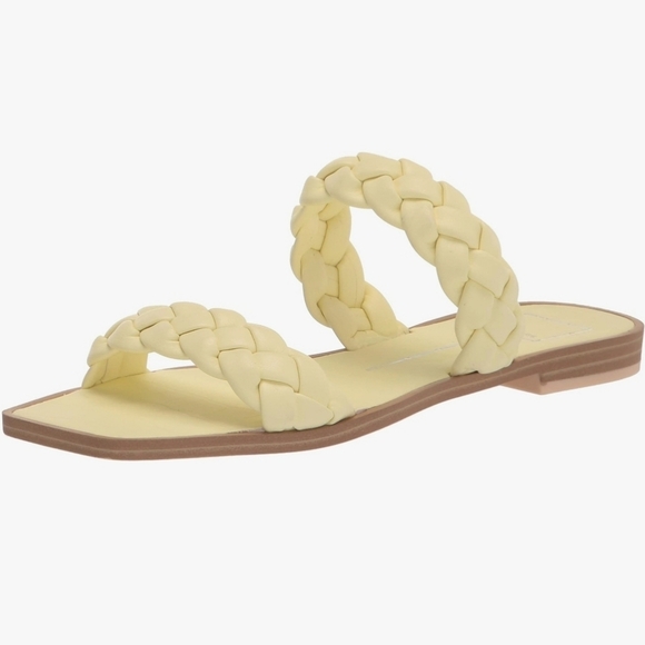 🔹️Dolce Vita🔹️ INDY flat braided Sandals SIZE 8 NWOB ✨️💛 - Picture 1 of 10